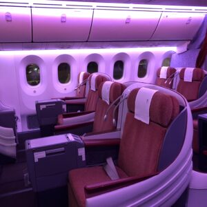 Upgrade de asiento en el avión